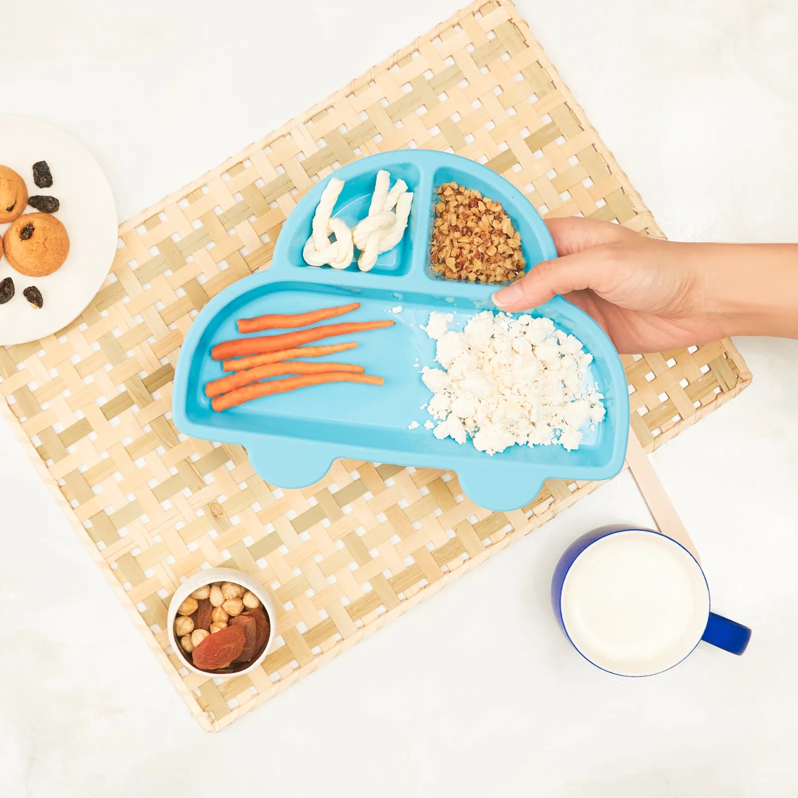 Karaca Car Food Plate 153.03.06.6602 -  Plates - ebarza Furniture UAE | Shop Modern Furniture in Abu Dhabi & Dubai - مفروشات ايبازرا في الامارات | تسوق اثاث عصري وديكورات مميزة في دبي وابوظبي