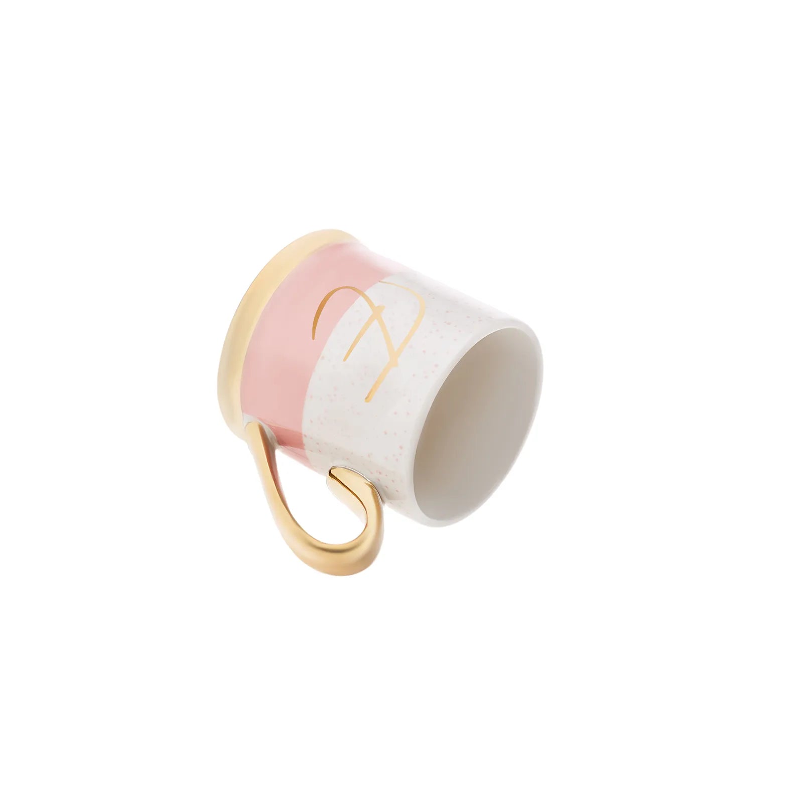 Karaca E Letter Mug 153.03.06.1612 -  Mugs - ebarza Furniture UAE | Shop Modern Furniture in Abu Dhabi & Dubai - مفروشات ايبازرا في الامارات | تسوق اثاث عصري وديكورات مميزة في دبي وابوظبي