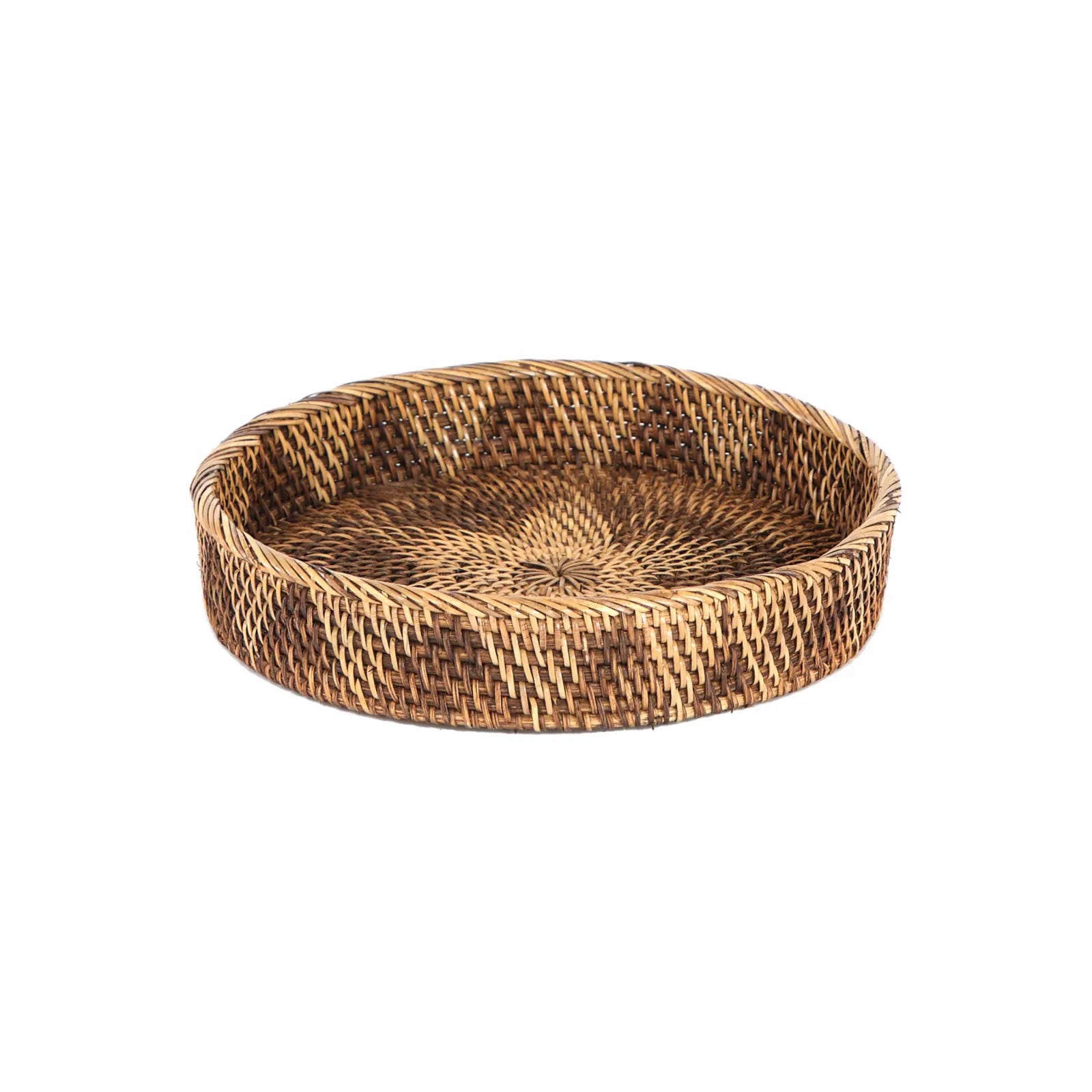 Karaca Home Antique Rattan Tray 30 Cm 300.21.02.0117 -  Trays - ebarza Furniture UAE | Shop Modern Furniture in Abu Dhabi & Dubai - مفروشات ايبازرا في الامارات | تسوق اثاث عصري وديكورات مميزة في دبي وابوظبي