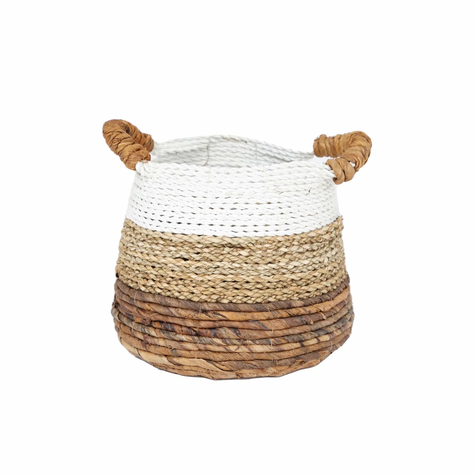 Karaca Home Bali Line Wicker Basket 23 Cm 300.21.02.0129 -  Baskets - ebarza Furniture UAE | Shop Modern Furniture in Abu Dhabi & Dubai - مفروشات ايبازرا في الامارات | تسوق اثاث عصري وديكورات مميزة في دبي وابوظبي