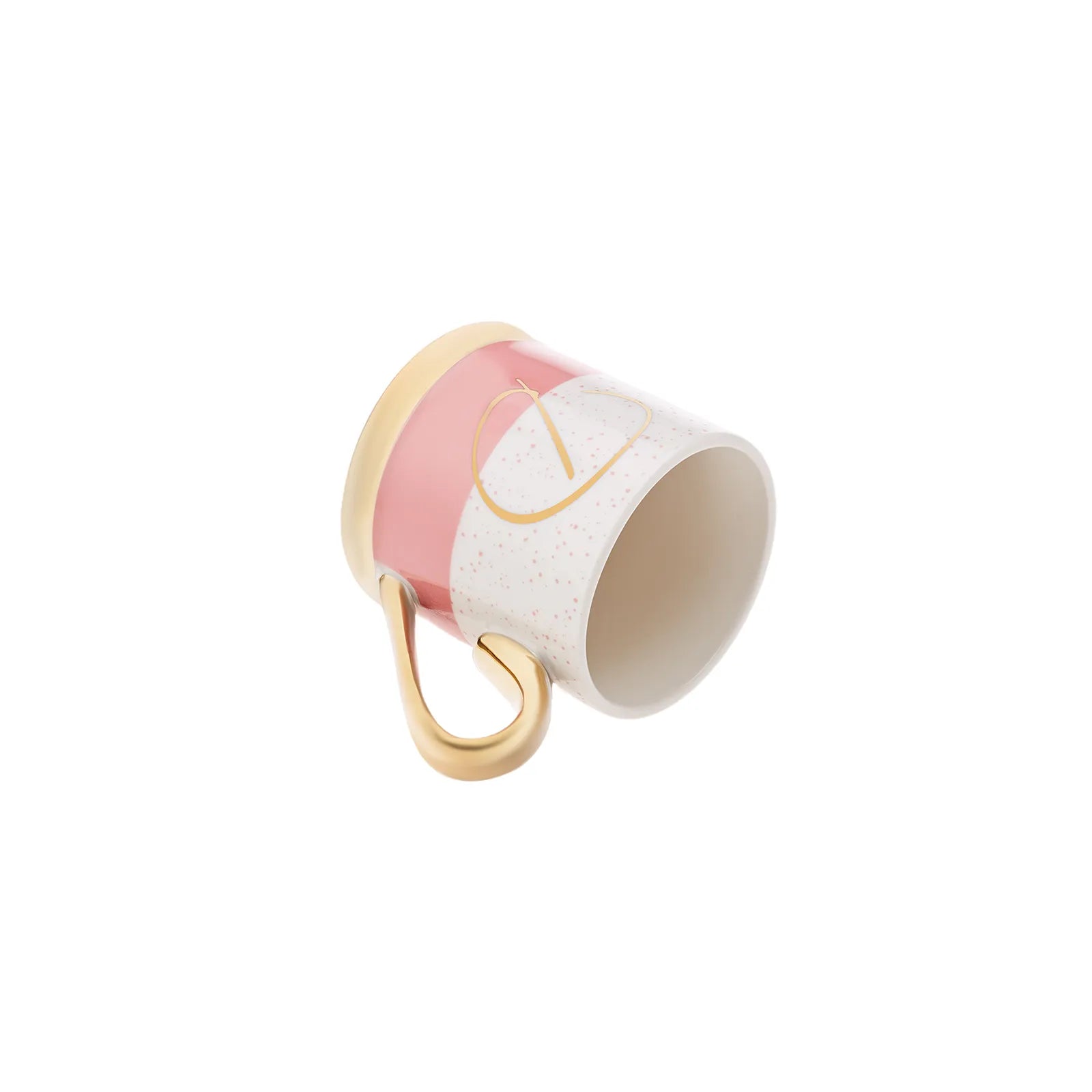 Karaca Letter D Mug 153.03.06.1611 -  Mugs - ebarza Furniture UAE | Shop Modern Furniture in Abu Dhabi & Dubai - مفروشات ايبازرا في الامارات | تسوق اثاث عصري وديكورات مميزة في دبي وابوظبي