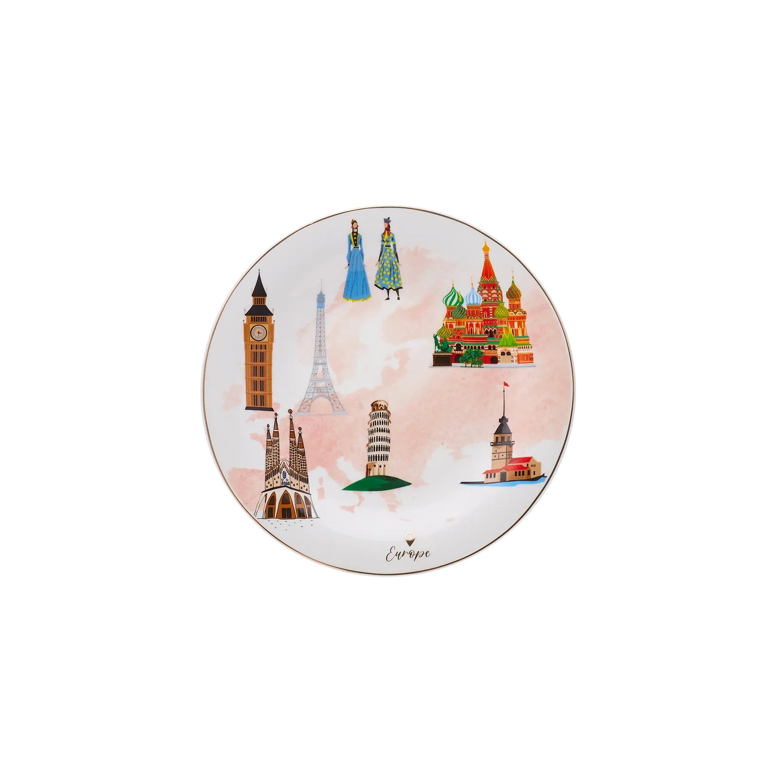 Karaca Map Fine Pearl 6 Piece Cake Set 153.03.06.6315 -  Cake Sets - ebarza Furniture UAE | Shop Modern Furniture in Abu Dhabi & Dubai - مفروشات ايبازرا في الامارات | تسوق اثاث عصري وديكورات مميزة في دبي وابوظبي