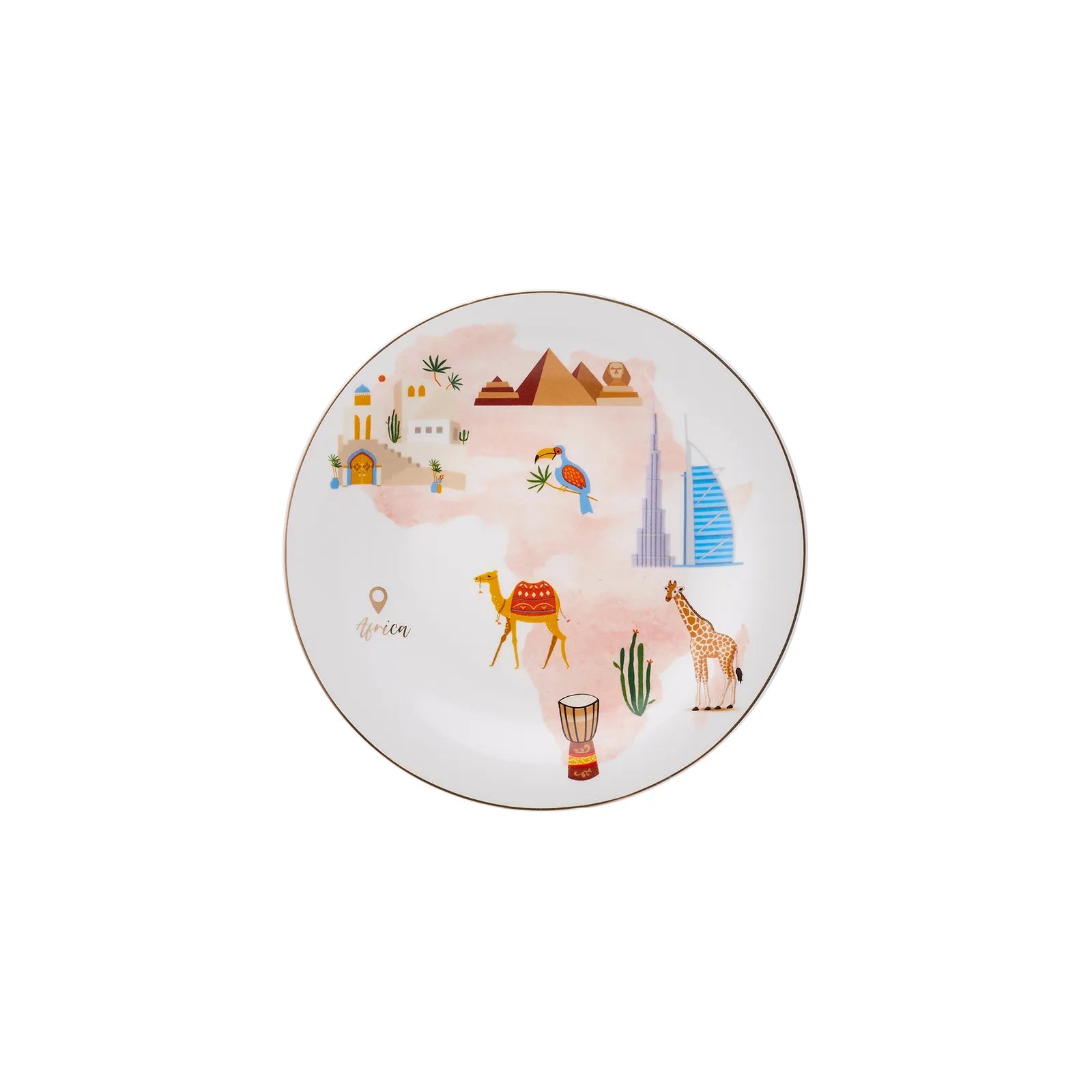 Karaca Map Fine Pearl 6 Piece Cake Set 153.03.06.6315 -  Cake Sets - ebarza Furniture UAE | Shop Modern Furniture in Abu Dhabi & Dubai - مفروشات ايبازرا في الامارات | تسوق اثاث عصري وديكورات مميزة في دبي وابوظبي