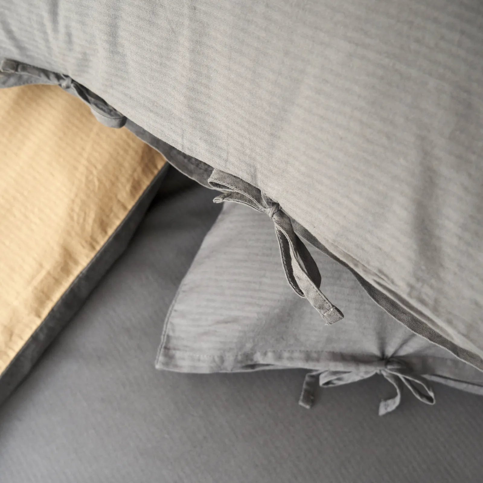 Karaca Nautica Home Bow Anthracite Mustard Double Sided Double Duvet Cover Set 180.01.01.0399 -  Bedding - ebarza Furniture UAE | Shop Modern Furniture in Abu Dhabi & Dubai - مفروشات ايبازرا في الامارات | تسوق اثاث عصري وديكورات مميزة في دبي وابوظبي