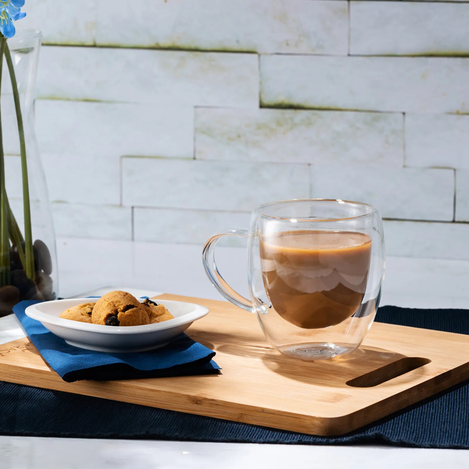 Karaca Pia Double Walled Mug 300 Ml 153.03.07.7775 -  Mugs - ebarza Furniture UAE | Shop Modern Furniture in Abu Dhabi & Dubai - مفروشات ايبازرا في الامارات | تسوق اثاث عصري وديكورات مميزة في دبي وابوظبي