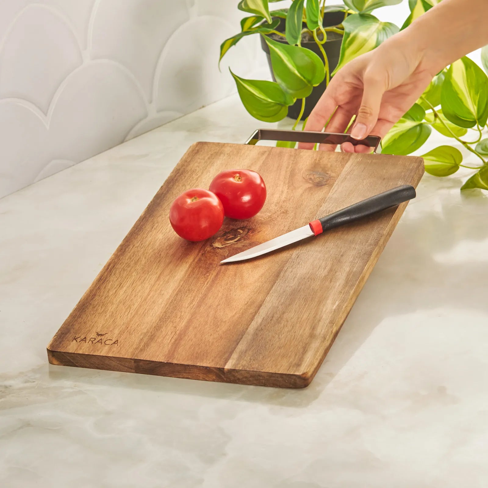 Karaca Pier Cutting Board 153.03.06.5763 -  Cutting Boards - ebarza Furniture UAE | Shop Modern Furniture in Abu Dhabi & Dubai - مفروشات ايبازرا في الامارات | تسوق اثاث عصري وديكورات مميزة في دبي وابوظبي