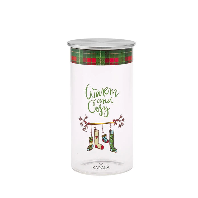 Karaca Ribbon Storage Container 1060 Ml 153.03.06.4935 -  Spice Sets - ebarza Furniture UAE | Shop Modern Furniture in Abu Dhabi & Dubai - مفروشات ايبازرا في الامارات | تسوق اثاث عصري وديكورات مميزة في دبي وابوظبي