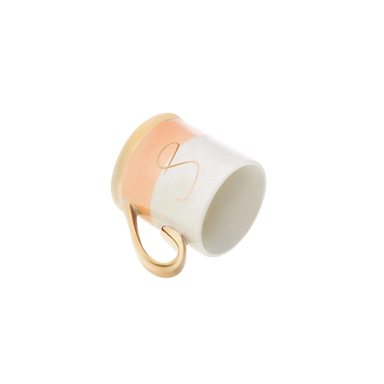Karaca S Letter Mug 153.03.06.1625 -  Mugs - ebarza Furniture UAE | Shop Modern Furniture in Abu Dhabi & Dubai - مفروشات ايبازرا في الامارات | تسوق اثاث عصري وديكورات مميزة في دبي وابوظبي