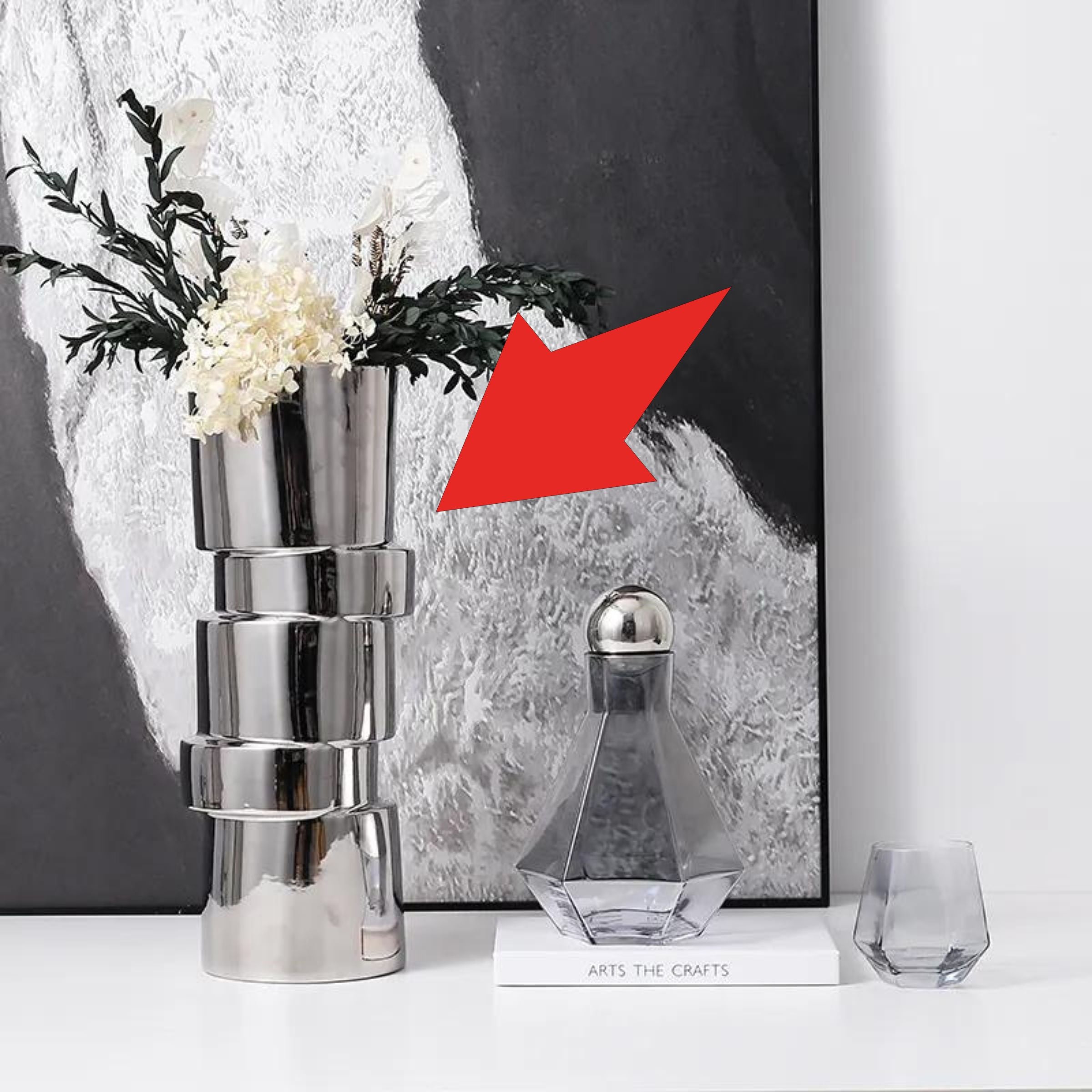 Bamboo Vase Fa-D21090 -  Vases - ebarza Furniture UAE | Shop Modern Furniture in Abu Dhabi & Dubai - مفروشات ايبازرا في الامارات | تسوق اثاث عصري وديكورات مميزة في دبي وابوظبي