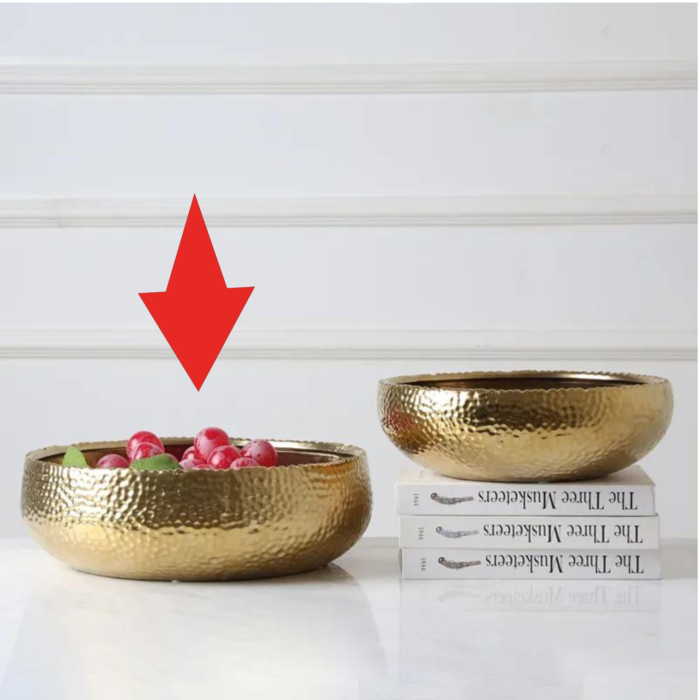 Bowl/ Fruit Plate Fa-D1926A -  Bowls - ebarza Furniture UAE | Shop Modern Furniture in Abu Dhabi & Dubai - مفروشات ايبازرا في الامارات | تسوق اثاث عصري وديكورات مميزة في دبي وابوظبي