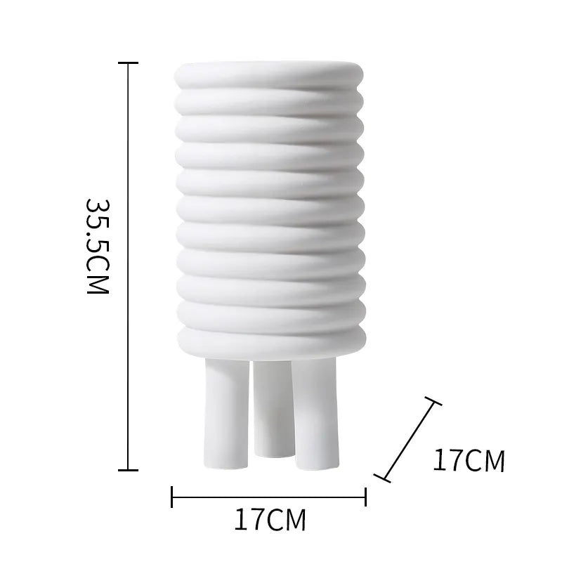 Circle Vase Brown Fc-Sz2174B -  Vases - ebarza Furniture UAE | Shop Modern Furniture in Abu Dhabi & Dubai - مفروشات ايبازرا في الامارات | تسوق اثاث عصري وديكورات مميزة في دبي وابوظبي