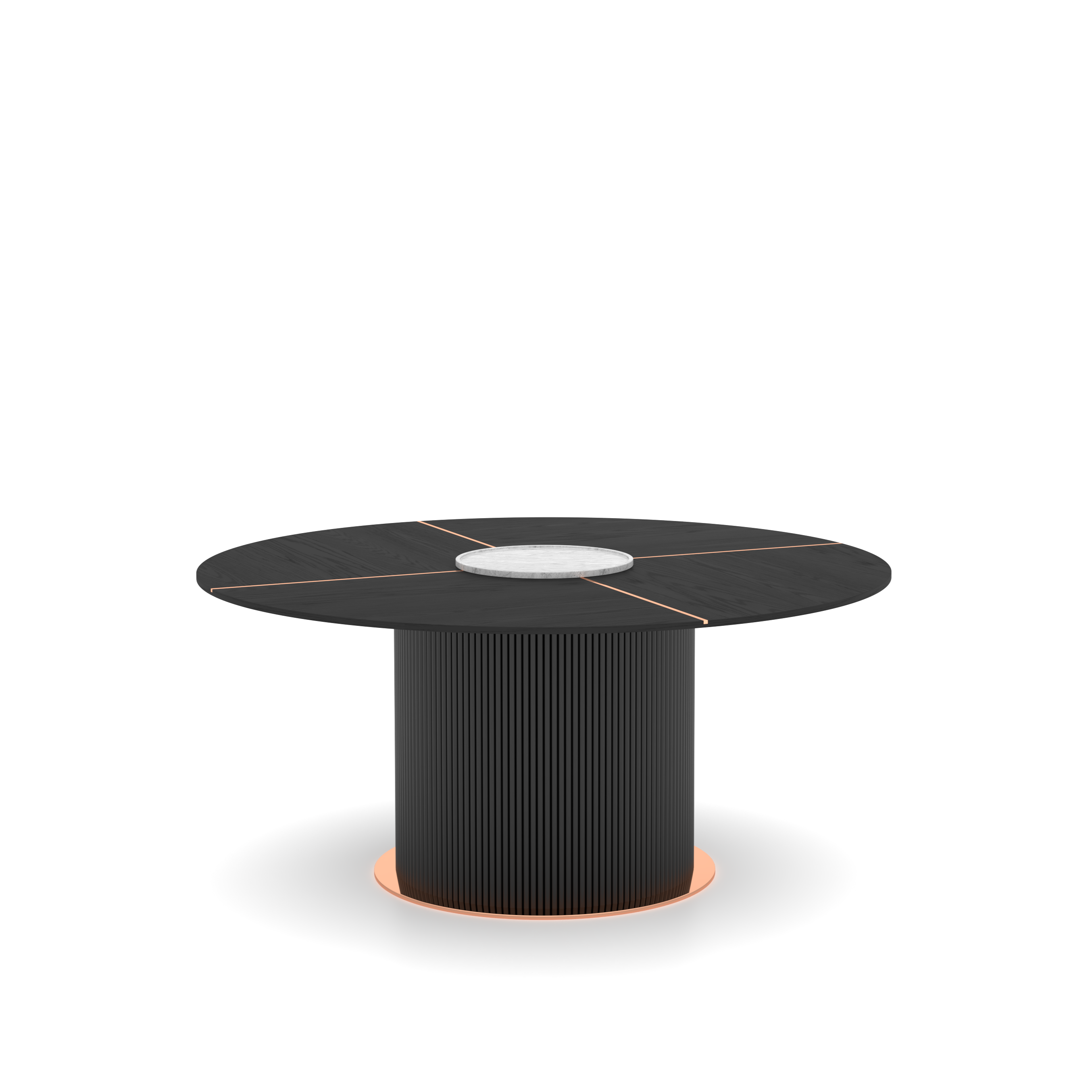 Dali Round Dining Table Dali-D160 -  Dining Tables - ebarza Furniture UAE | Shop Modern Furniture in Abu Dhabi & Dubai - مفروشات ايبازرا في الامارات | تسوق اثاث عصري وديكورات مميزة في دبي وابوظبي