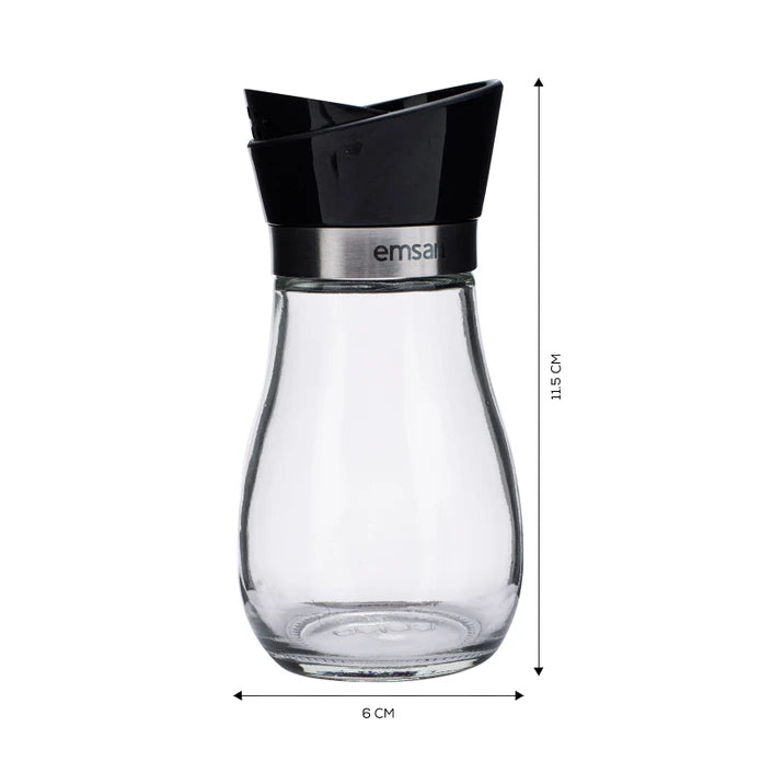 Emsan Punica Glass Pepper / Salt Shaker153.03.07.8303 / 153.03.07.8302 -  Spice Sets - ebarza Furniture UAE | Shop Modern Furniture in Abu Dhabi & Dubai - مفروشات ايبازرا في الامارات | تسوق اثاث عصري وديكورات مميزة في دبي وابوظبي