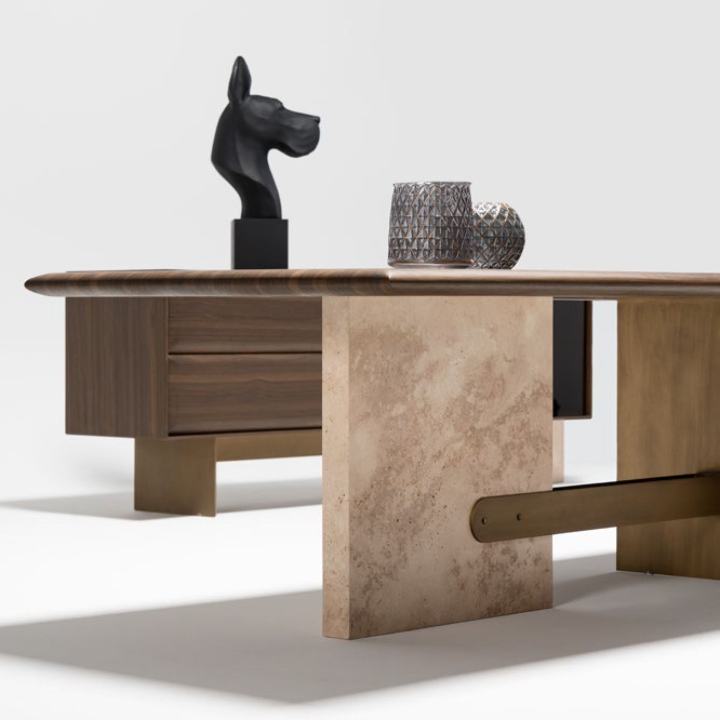 Era Dining Table With Marble Leg Era-Dining -  Dining Tables - ebarza Furniture UAE | Shop Modern Furniture in Abu Dhabi & Dubai - مفروشات ايبازرا في الامارات | تسوق اثاث عصري وديكورات مميزة في دبي وابوظبي