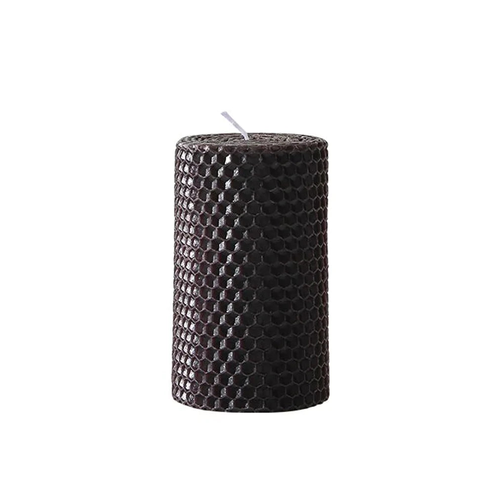 Honeycomb Pattern Candle - Large Fc-Ftj030A -  Candles - ebarza Furniture UAE | Shop Modern Furniture in Abu Dhabi & Dubai - مفروشات ايبازرا في الامارات | تسوق اثاث عصري وديكورات مميزة في دبي وابوظبي