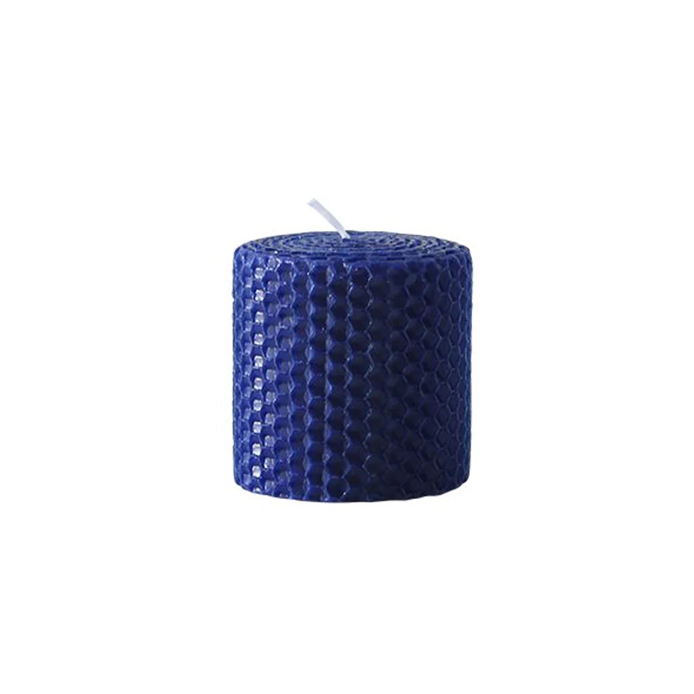 Honeycomb Pattern Candle - Small Fc-Ftj034C -  Candles - ebarza Furniture UAE | Shop Modern Furniture in Abu Dhabi & Dubai - مفروشات ايبازرا في الامارات | تسوق اثاث عصري وديكورات مميزة في دبي وابوظبي