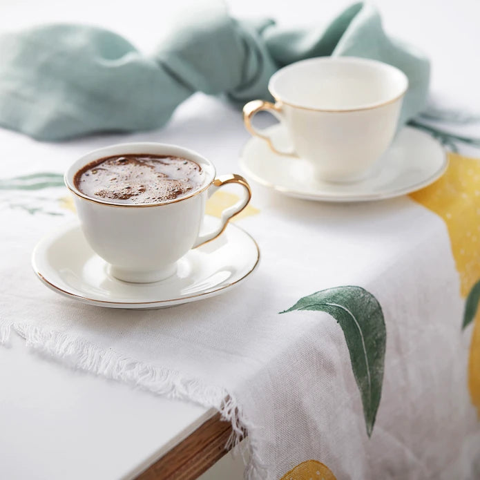 Karaca Orenda Set Of 6 Coffee Cups 90 Ml 153.03.07.8945 -  Coffee Sets - ebarza Furniture UAE | Shop Modern Furniture in Abu Dhabi & Dubai - مفروشات ايبازرا في الامارات | تسوق اثاث عصري وديكورات مميزة في دبي وابوظبي