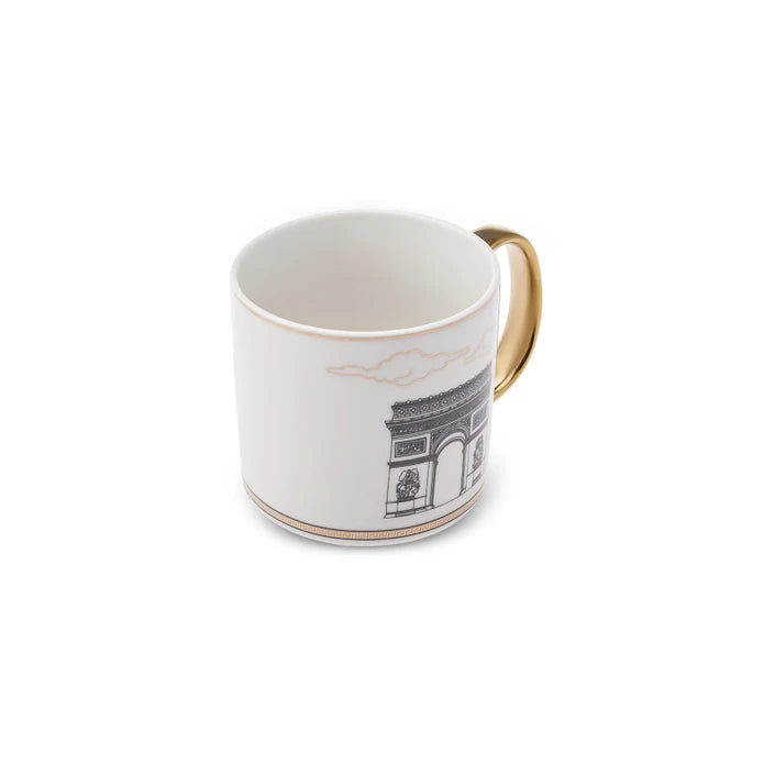 Karaca Art Neoclassic Mug 400 ml 153.03.06.8086 -  Mugs - ebarza Furniture UAE | Shop Modern Furniture in Abu Dhabi & Dubai - مفروشات ايبازرا في الامارات | تسوق اثاث عصري وديكورات مميزة في دبي وابوظبي