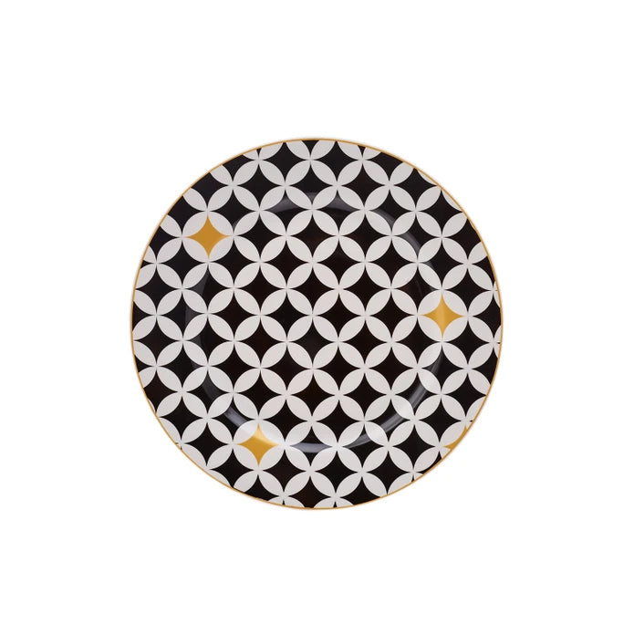 Karaca Boldi 24 Pieces 6 Person Porcelain Dinnerware Set 153.03.06.7031 -  Dinnerware Sets - ebarza Furniture UAE | Shop Modern Furniture in Abu Dhabi & Dubai - مفروشات ايبازرا في الامارات | تسوق اثاث عصري وديكورات مميزة في دبي وابوظبي