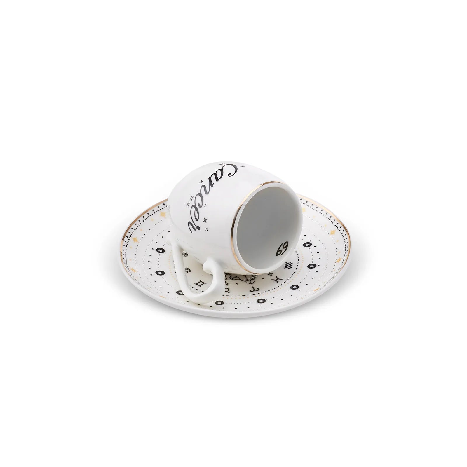 Karaca Cancer Coffee Cup 90 Ml 153.03.06.6903 -  Coffee Sets - ebarza Furniture UAE | Shop Modern Furniture in Abu Dhabi & Dubai - مفروشات ايبازرا في الامارات | تسوق اثاث عصري وديكورات مميزة في دبي وابوظبي