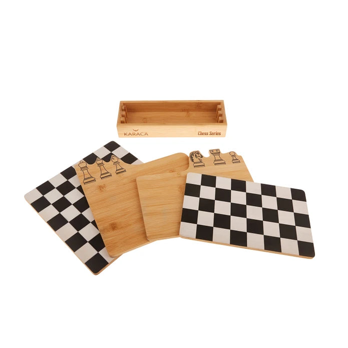 Karaca Chess Cutting Board 153.03.06.7139 -  Cutting Boards - ebarza Furniture UAE | Shop Modern Furniture in Abu Dhabi & Dubai - مفروشات ايبازرا في الامارات | تسوق اثاث عصري وديكورات مميزة في دبي وابوظبي