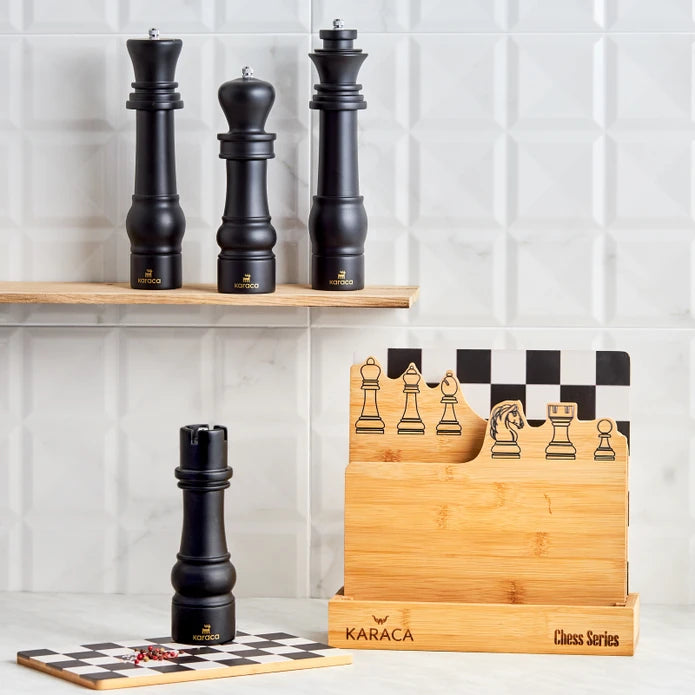 Karaca Chess Queen Spice Mill 26 Cm 153.03.06.7323 -  Spice Sets - ebarza Furniture UAE | Shop Modern Furniture in Abu Dhabi & Dubai - مفروشات ايبازرا في الامارات | تسوق اثاث عصري وديكورات مميزة في دبي وابوظبي