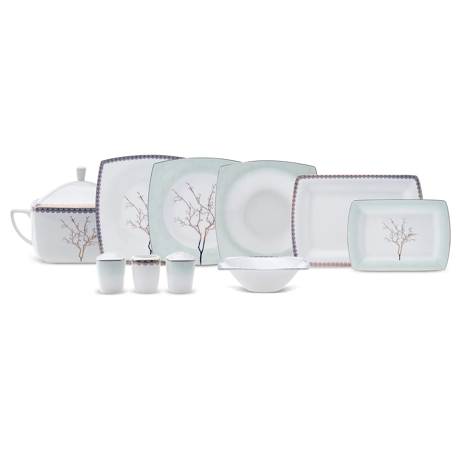 Karaca Fine Pearl Banyan 62 Pieces Dinnerware Set For 12 Persons 153.03.08.0646 -  Dinnerware Sets - ebarza Furniture UAE | Shop Modern Furniture in Abu Dhabi & Dubai - مفروشات ايبازرا في الامارات | تسوق اثاث عصري وديكورات مميزة في دبي وابوظبي