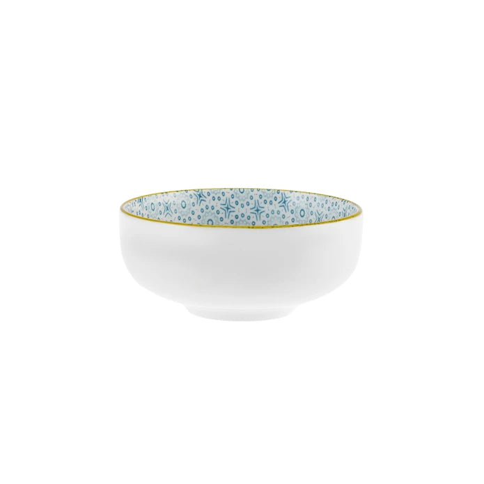 Karaca Floral Blue Round Cookie Bowl 10 cm 153.03.08.2972 -  Bowls - ebarza Furniture UAE | Shop Modern Furniture in Abu Dhabi & Dubai - مفروشات ايبازرا في الامارات | تسوق اثاث عصري وديكورات مميزة في دبي وابوظبي