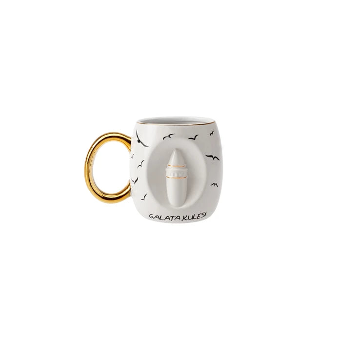 Karaca Galata Tower Trophy Mug 153.03.06.3927 -  Mugs - ebarza Furniture UAE | Shop Modern Furniture in Abu Dhabi & Dubai - مفروشات ايبازرا في الامارات | تسوق اثاث عصري وديكورات مميزة في دبي وابوظبي