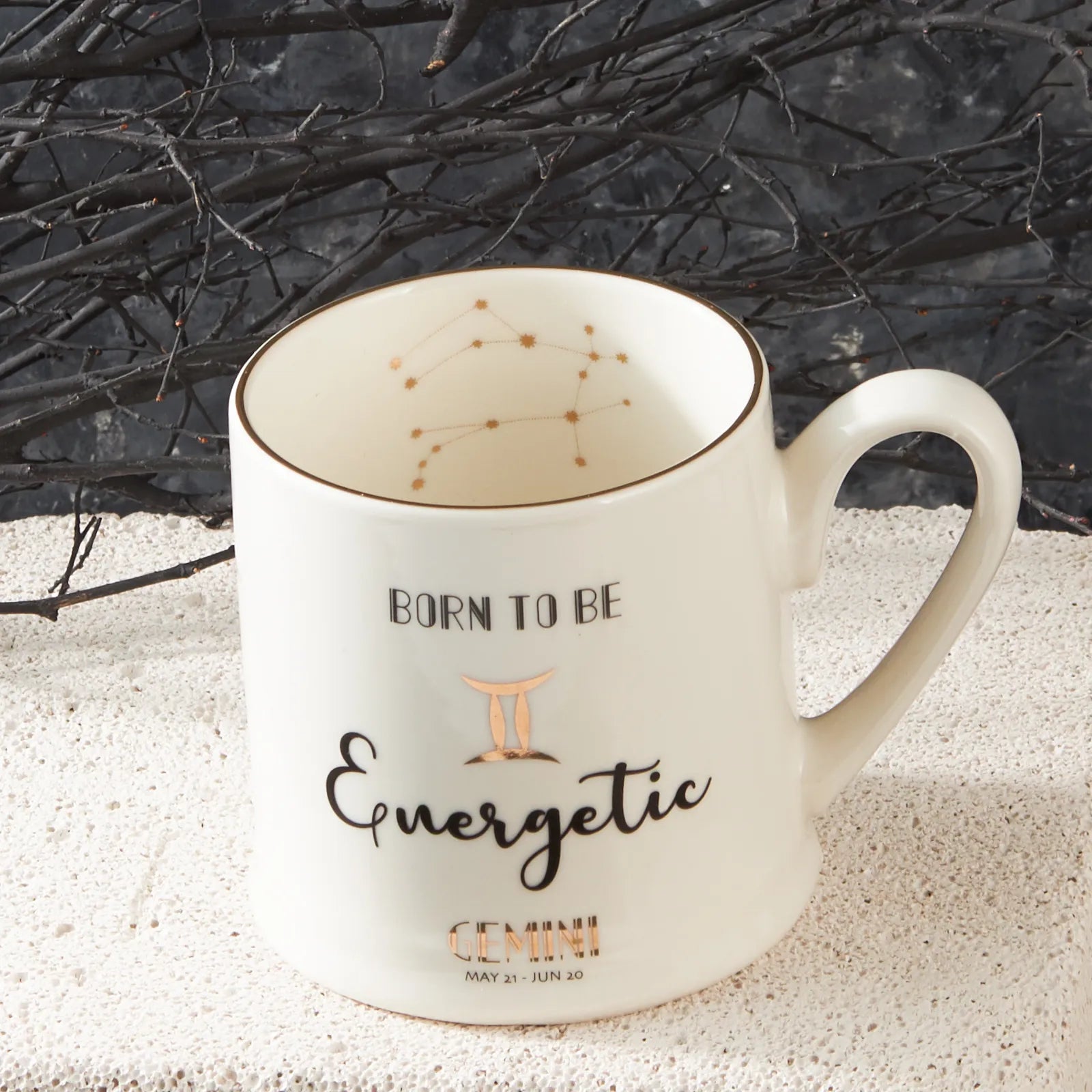 Karaca Gemini Horoscope Mug 153.03.06.5930 -  Mugs - ebarza Furniture UAE | Shop Modern Furniture in Abu Dhabi & Dubai - مفروشات ايبازرا في الامارات | تسوق اثاث عصري وديكورات مميزة في دبي وابوظبي