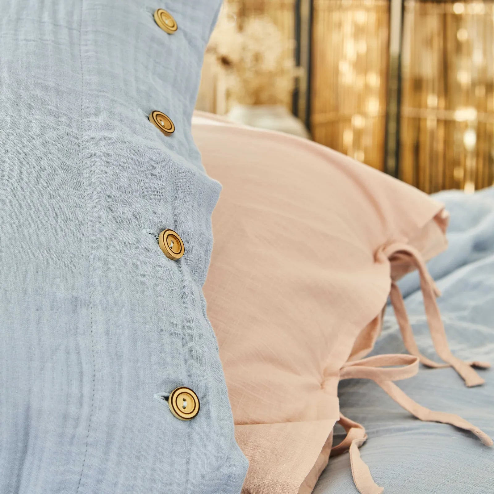 Karaca Home 4 Element Blue 100% Cotton Double Bedspread 200.18.01.0696 -  Bedding - ebarza Furniture UAE | Shop Modern Furniture in Abu Dhabi & Dubai - مفروشات ايبازرا في الامارات | تسوق اثاث عصري وديكورات مميزة في دبي وابوظبي