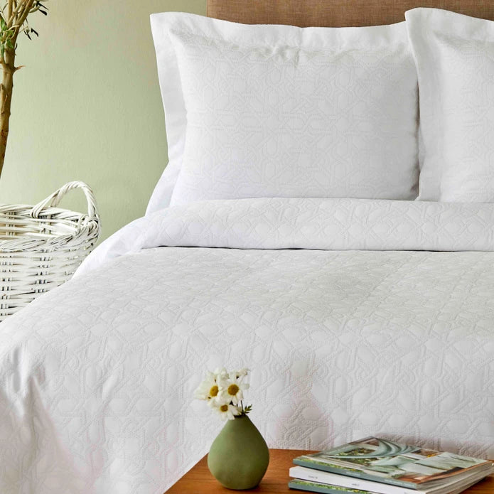 Karaca Home Back To Basic White Single Bedspread 200.18.01.0084 -  Bedding - ebarza Furniture UAE | Shop Modern Furniture in Abu Dhabi & Dubai - مفروشات ايبازرا في الامارات | تسوق اثاث عصري وديكورات مميزة في دبي وابوظبي