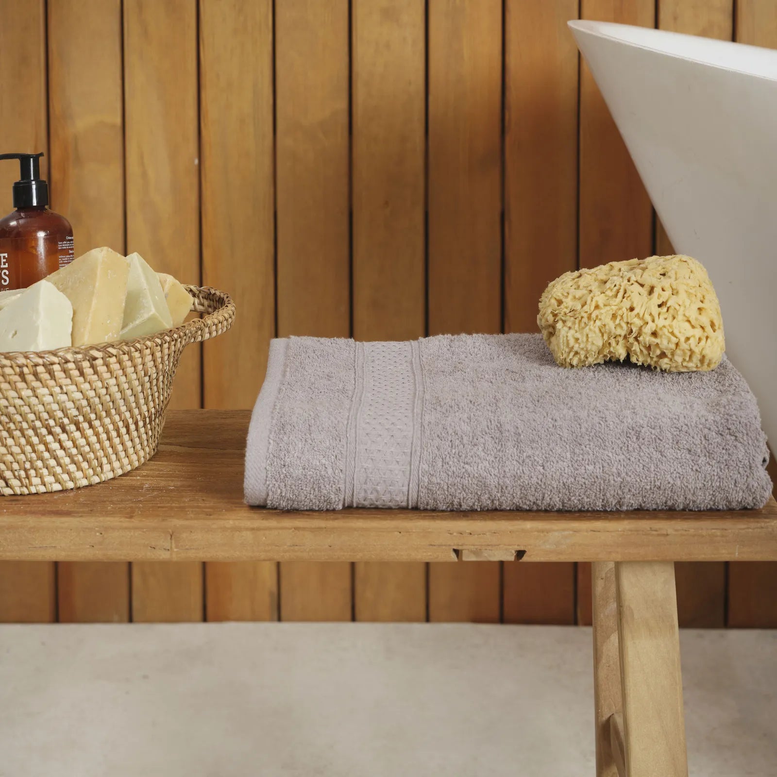 Karaca Home Dielle Gray Recycle Towel 70 cm x 140 cm 200.20.01.0676 -  Towels - ebarza Furniture UAE | Shop Modern Furniture in Abu Dhabi & Dubai - مفروشات ايبازرا في الامارات | تسوق اثاث عصري وديكورات مميزة في دبي وابوظبي