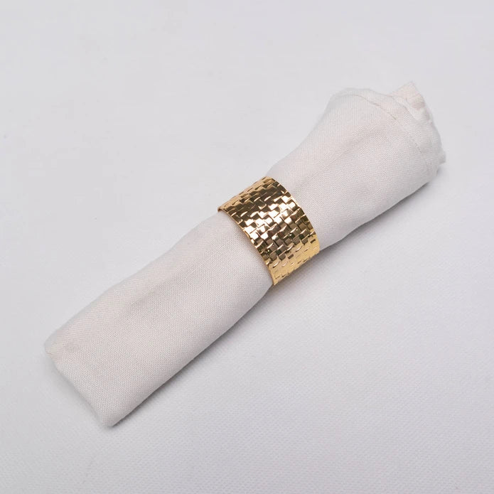 Karaca Home Marcello 2-Pack Gold Napkin Ring 300.22.02.0482 -  Napkin Rings - ebarza Furniture UAE | Shop Modern Furniture in Abu Dhabi & Dubai - مفروشات ايبازرا في الامارات | تسوق اثاث عصري وديكورات مميزة في دبي وابوظبي