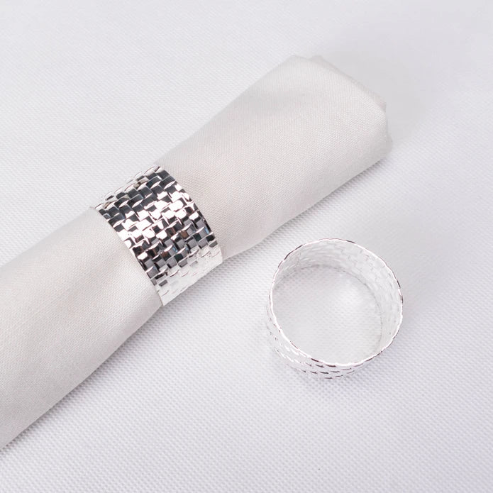 Karaca Home Marcello 2-Pack Silver Napkin Ring 300.22.02.0483 -  Napkin Rings - ebarza Furniture UAE | Shop Modern Furniture in Abu Dhabi & Dubai - مفروشات ايبازرا في الامارات | تسوق اثاث عصري وديكورات مميزة في دبي وابوظبي