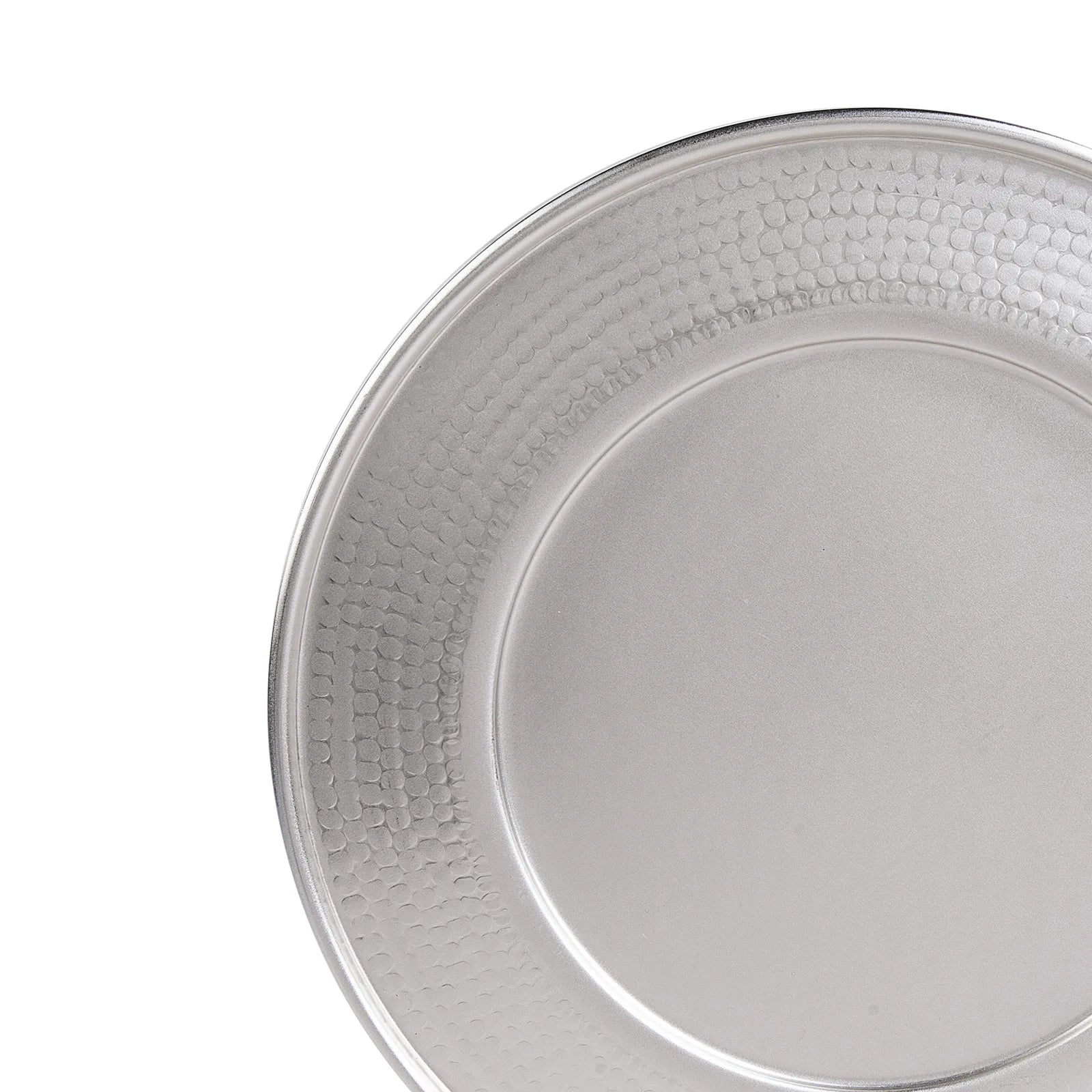 Karaca Home Moroc Supla Silver 33 Cm 300.21.02.019 -  Plates - ebarza Furniture UAE | Shop Modern Furniture in Abu Dhabi & Dubai - مفروشات ايبازرا في الامارات | تسوق اثاث عصري وديكورات مميزة في دبي وابوظبي