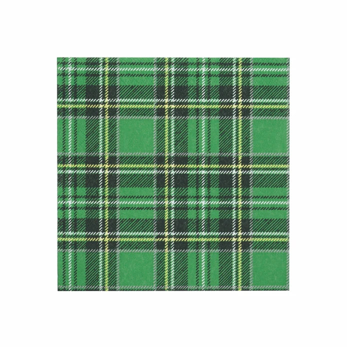 Karaca Home New Year Scottish Green Paper Napkin 300.22.02.1027 -  Napkins - ebarza Furniture UAE | Shop Modern Furniture in Abu Dhabi & Dubai - مفروشات ايبازرا في الامارات | تسوق اثاث عصري وديكورات مميزة في دبي وابوظبي