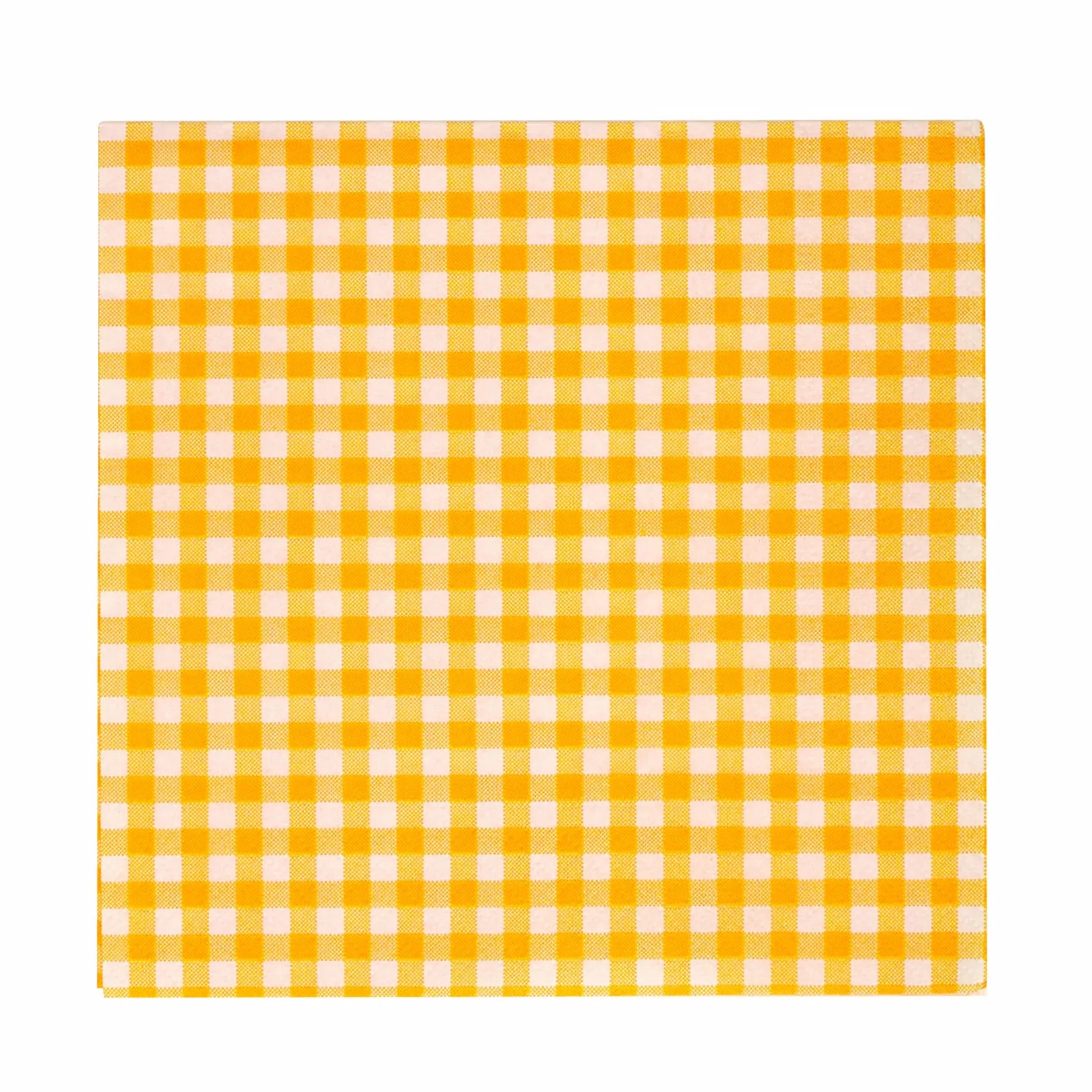 Karaca Home Yellow Paper Napkin 20 pcs 33x33 cm 300.22.02.0708 -  Napkins - ebarza Furniture UAE | Shop Modern Furniture in Abu Dhabi & Dubai - مفروشات ايبازرا في الامارات | تسوق اثاث عصري وديكورات مميزة في دبي وابوظبي