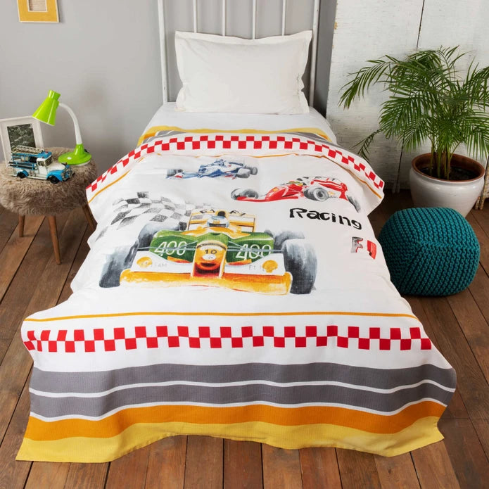Karaca Home Young Formula Single 100% Cotton Pique  200.20.01.0146 -  Bedding - ebarza Furniture UAE | Shop Modern Furniture in Abu Dhabi & Dubai - مفروشات ايبازرا في الامارات | تسوق اثاث عصري وديكورات مميزة في دبي وابوظبي