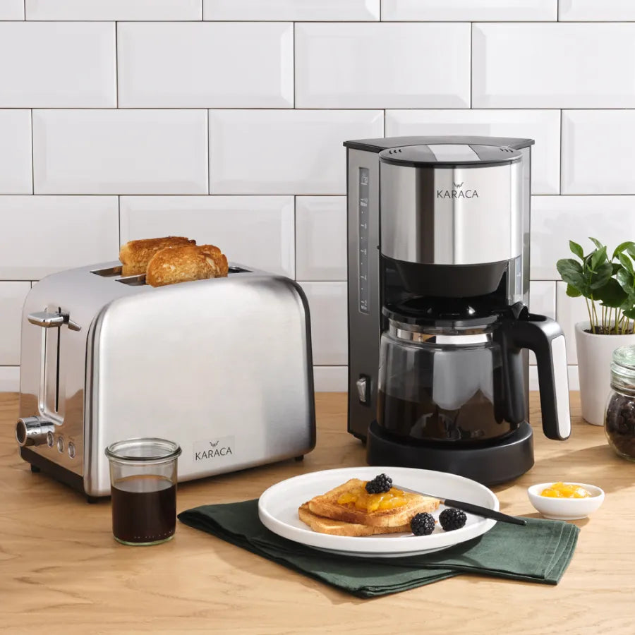 Karaca Inox Toaster 8501 153.01.06.4966 -  Kitchen Appliances - ebarza Furniture UAE | Shop Modern Furniture in Abu Dhabi & Dubai - مفروشات ايبازرا في الامارات | تسوق اثاث عصري وديكورات مميزة في دبي وابوظبي