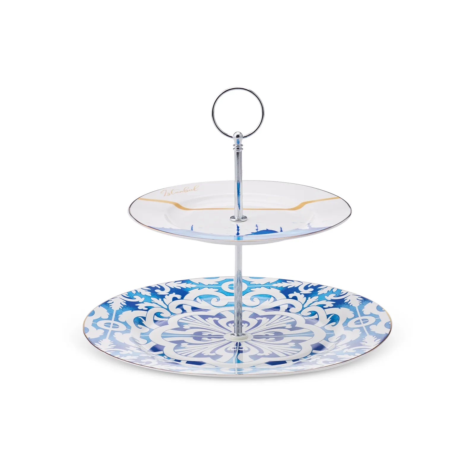 Karaca Istanbul Series Layered Cookie Holder 153.03.06.5013 -  Cookie Holders - ebarza Furniture UAE | Shop Modern Furniture in Abu Dhabi & Dubai - مفروشات ايبازرا في الامارات | تسوق اثاث عصري وديكورات مميزة في دبي وابوظبي