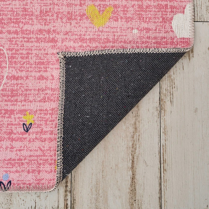 Karaca Kashmir Carpet Decorative Art Kids/Teen Pinky 80x150 cm 200.19.01.1481 -  Rugs - ebarza Furniture UAE | Shop Modern Furniture in Abu Dhabi & Dubai - مفروشات ايبازرا في الامارات | تسوق اثاث عصري وديكورات مميزة في دبي وابوظبي