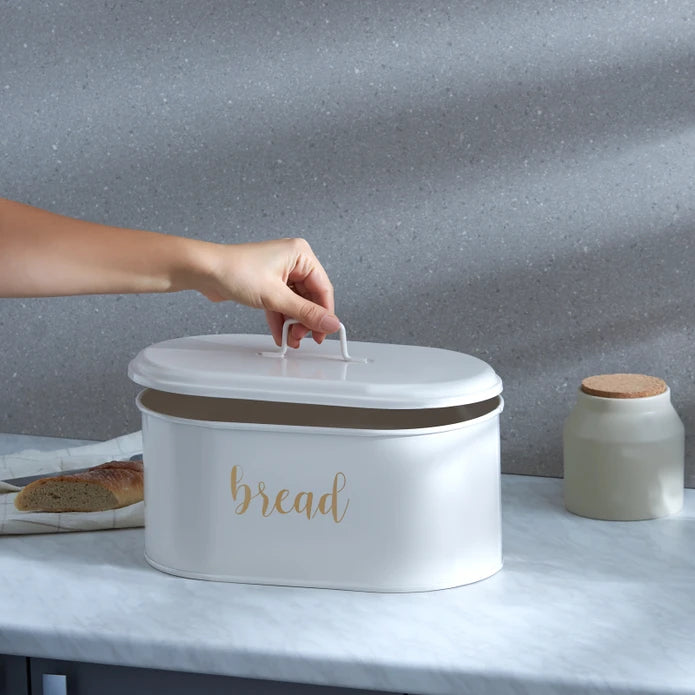 Karaca Monroe Bread Box Cream 153.03.08.2752 -  Bread Boxes - ebarza Furniture UAE | Shop Modern Furniture in Abu Dhabi & Dubai - مفروشات ايبازرا في الامارات | تسوق اثاث عصري وديكورات مميزة في دبي وابوظبي