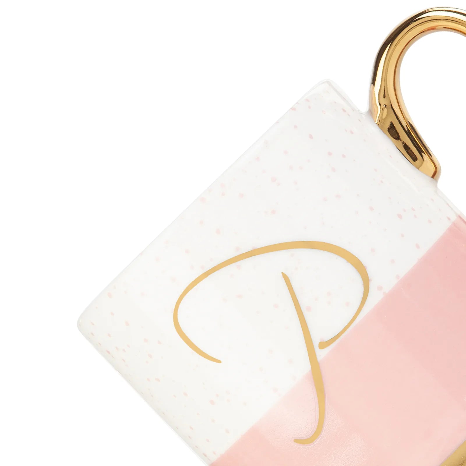 Karaca Mug With Letter P 153.03.06.1623 -  Mugs - ebarza Furniture UAE | Shop Modern Furniture in Abu Dhabi & Dubai - مفروشات ايبازرا في الامارات | تسوق اثاث عصري وديكورات مميزة في دبي وابوظبي