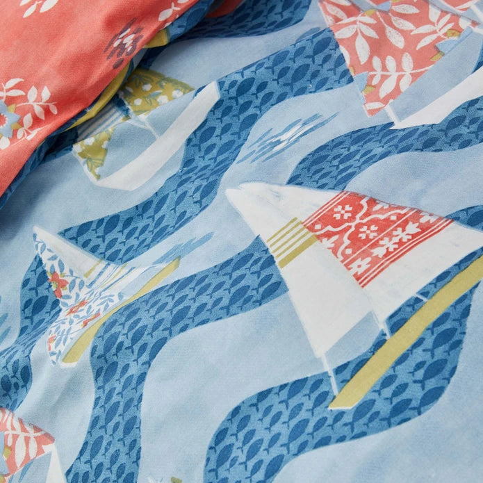 Karaca Nautica Home Kids Saily Single 100% Cotton Duvet Cover Set 180.01.01.0521 -  Bedding - ebarza Furniture UAE | Shop Modern Furniture in Abu Dhabi & Dubai - مفروشات ايبازرا في الامارات | تسوق اثاث عصري وديكورات مميزة في دبي وابوظبي