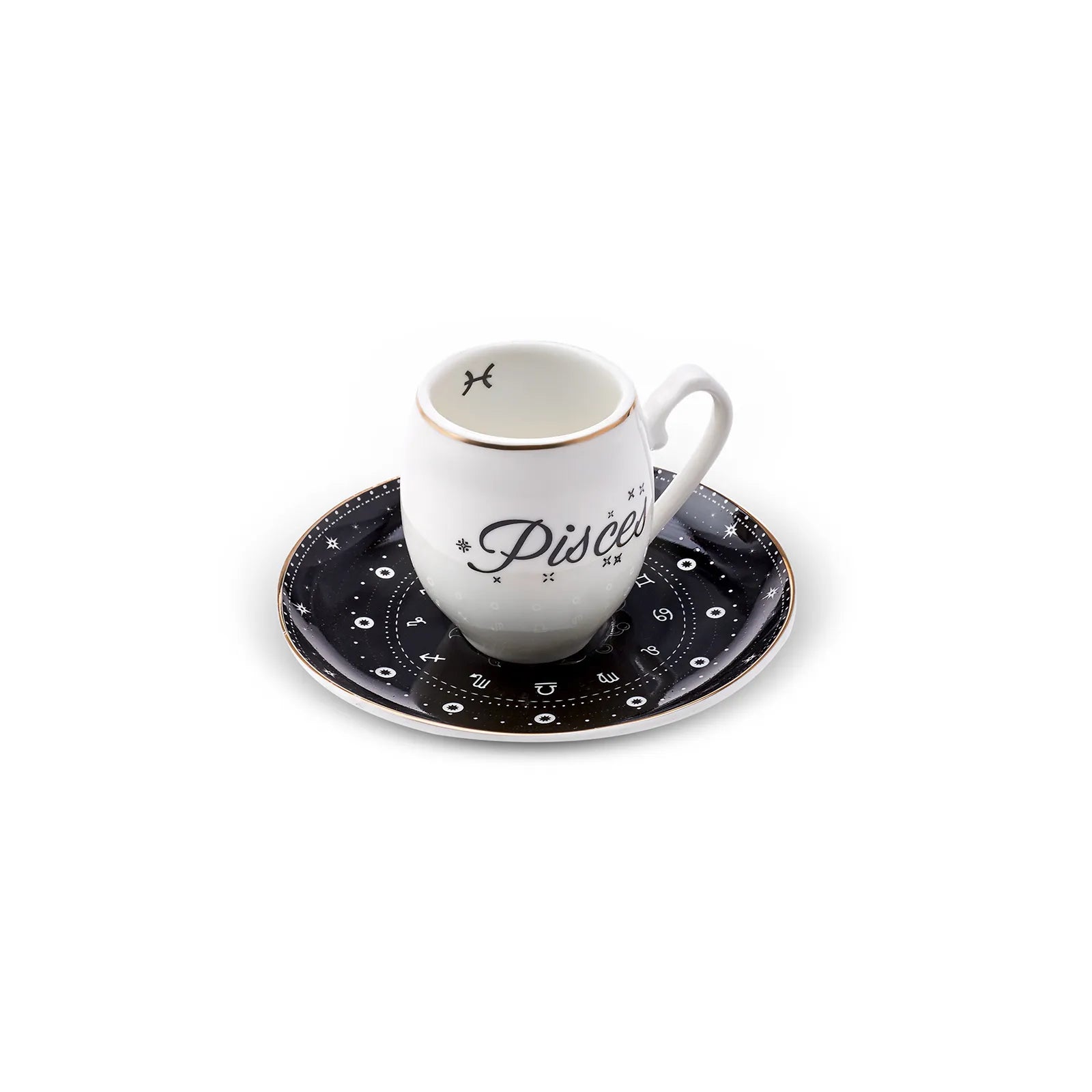 Karaca Pisces Coffee Cup 90 Ml 153.03.06.6899 -  Coffee Sets - ebarza Furniture UAE | Shop Modern Furniture in Abu Dhabi & Dubai - مفروشات ايبازرا في الامارات | تسوق اثاث عصري وديكورات مميزة في دبي وابوظبي