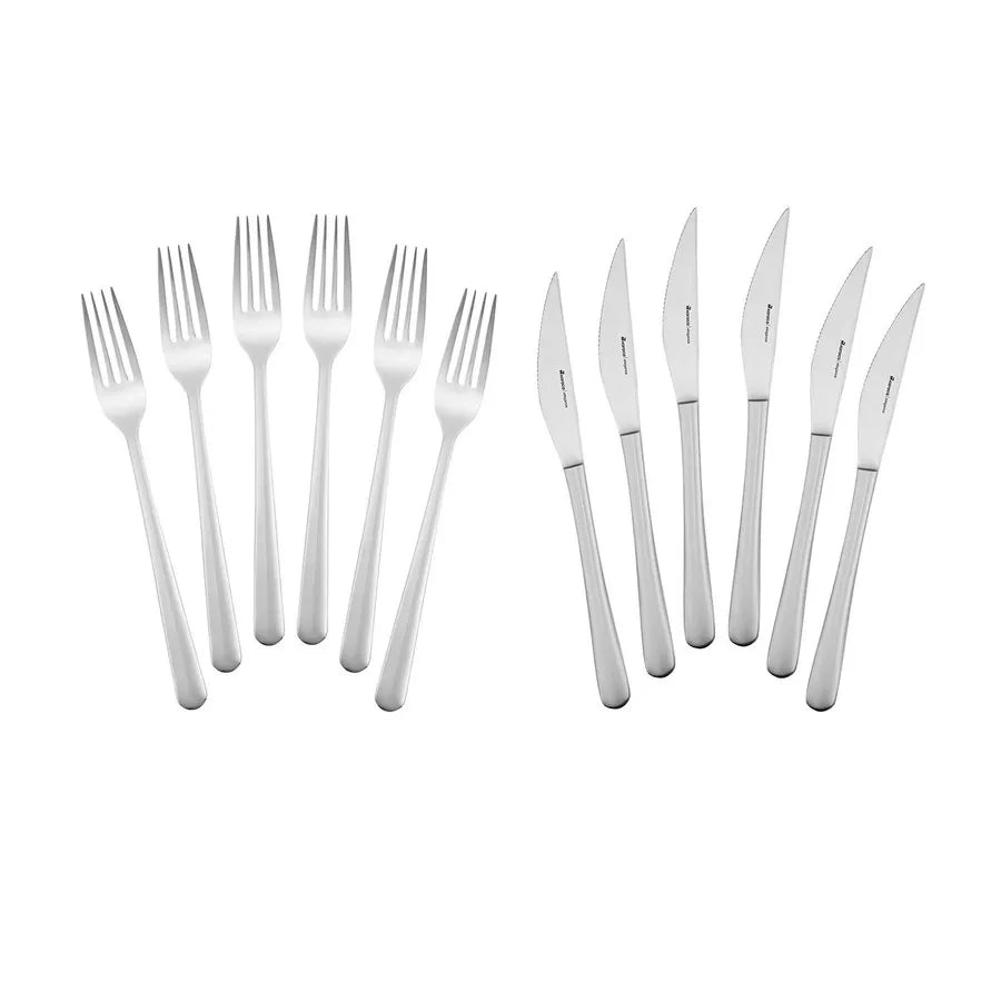 Karaca Pulse 12 Piece Cutlery Steak Set 153.03.08.2656 -  Cutlery Sets - ebarza Furniture UAE | Shop Modern Furniture in Abu Dhabi & Dubai - مفروشات ايبازرا في الامارات | تسوق اثاث عصري وديكورات مميزة في دبي وابوظبي
