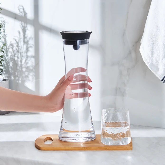 Karaca Sapphire Karaf Silver 1 Liter 153.03.08.1948 -  Drinkware - ebarza Furniture UAE | Shop Modern Furniture in Abu Dhabi & Dubai - مفروشات ايبازرا في الامارات | تسوق اثاث عصري وديكورات مميزة في دبي وابوظبي