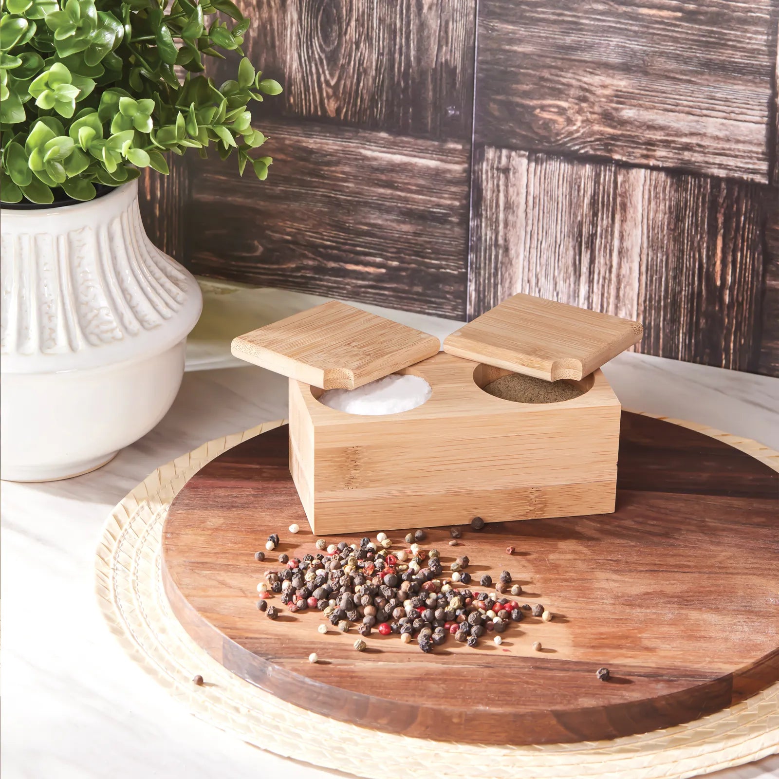 Karaca Tiber Double Spice Rack 153.03.06.6516 -  Spice Sets - ebarza Furniture UAE | Shop Modern Furniture in Abu Dhabi & Dubai - مفروشات ايبازرا في الامارات | تسوق اثاث عصري وديكورات مميزة في دبي وابوظبي