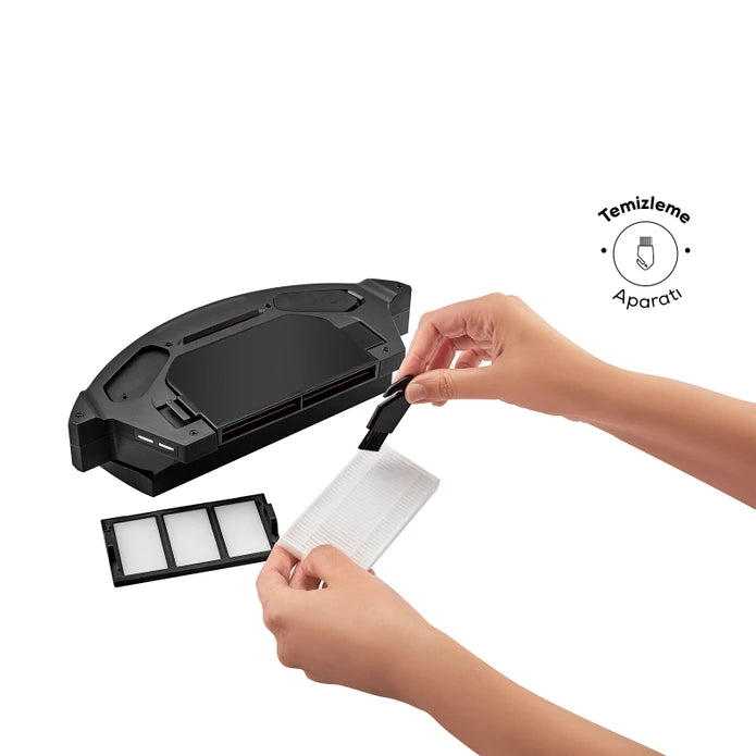 Karaca Vantuz Off-Road Rs007 2 In 1 Mop And Vacuum Robot Vacuum Cleaner 153.03.08.2891 -  Kitchen Appliances - ebarza Furniture UAE | Shop Modern Furniture in Abu Dhabi & Dubai - مفروشات ايبازرا في الامارات | تسوق اثاث عصري وديكورات مميزة في دبي وابوظبي